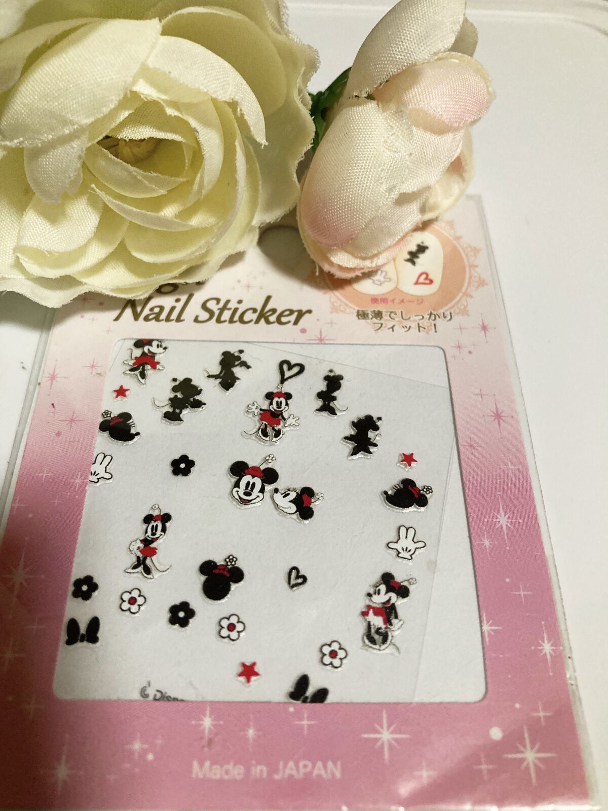 ピンクに煌めくふわふわの手描きのお花❁⃘*.゜ ❤️大特価❤️新品