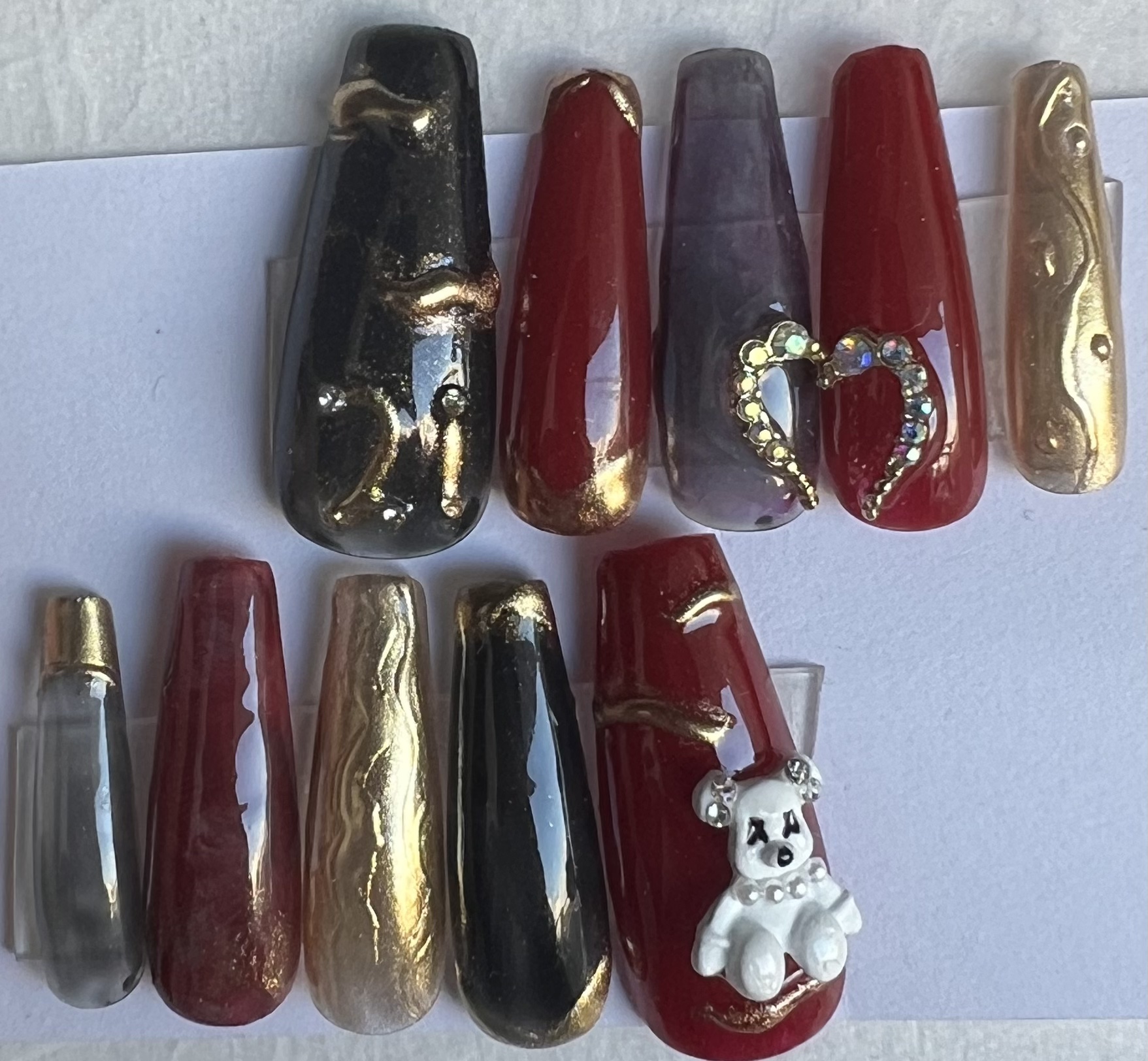 ジェルネイル（ライト対応）/セリア/ジェルネイルを使ったクチコミ（1枚目）