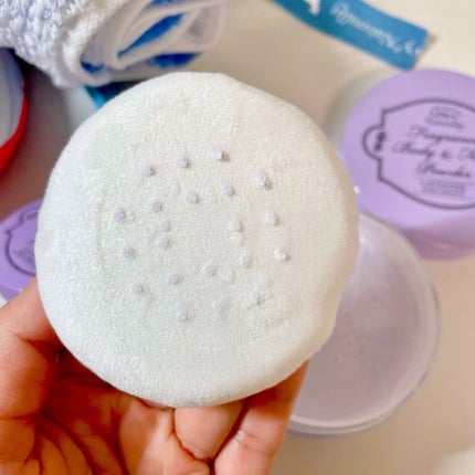 フレグランス ボディ&フェイスパウダー ラベンダー 23g/Leivy/ルースパウダーを使ったクチコミ(3枚目)