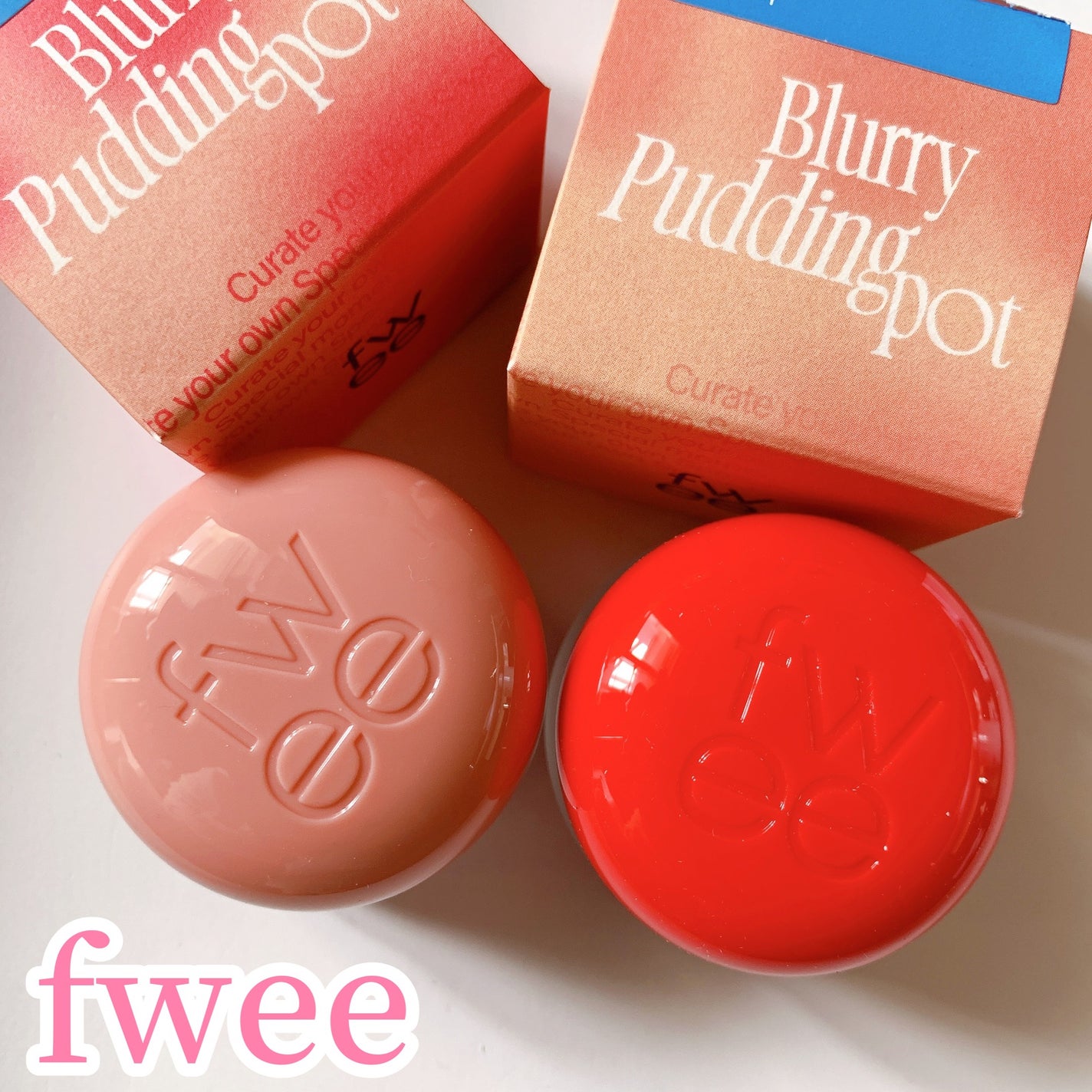 リップアンドチーク ブラーリープリンポット/fwee/口紅を使ったクチコミ(1枚目)