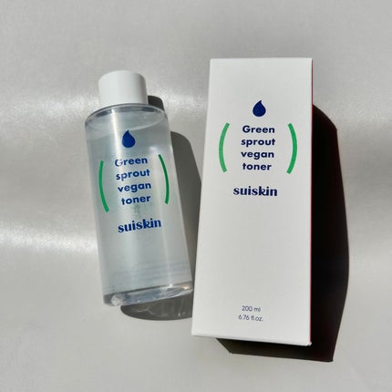 Green sprout vegan toner/suiskin/化粧水を使ったクチコミ(4枚目)