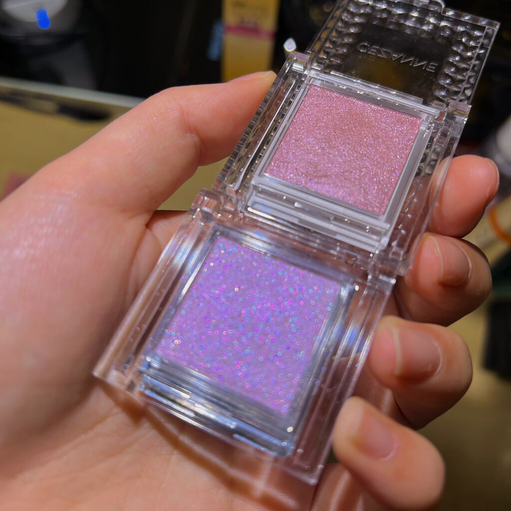 シングルカラーアイシャドウ/CEZANNE/単色アイシャドウを使ったクチコミ(2枚目)