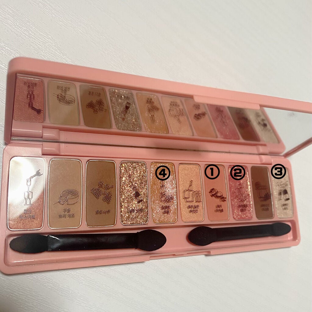 プレイカラー アイシャドウ/ETUDE/アイシャドウパレットを使ったクチコミ(2枚目)