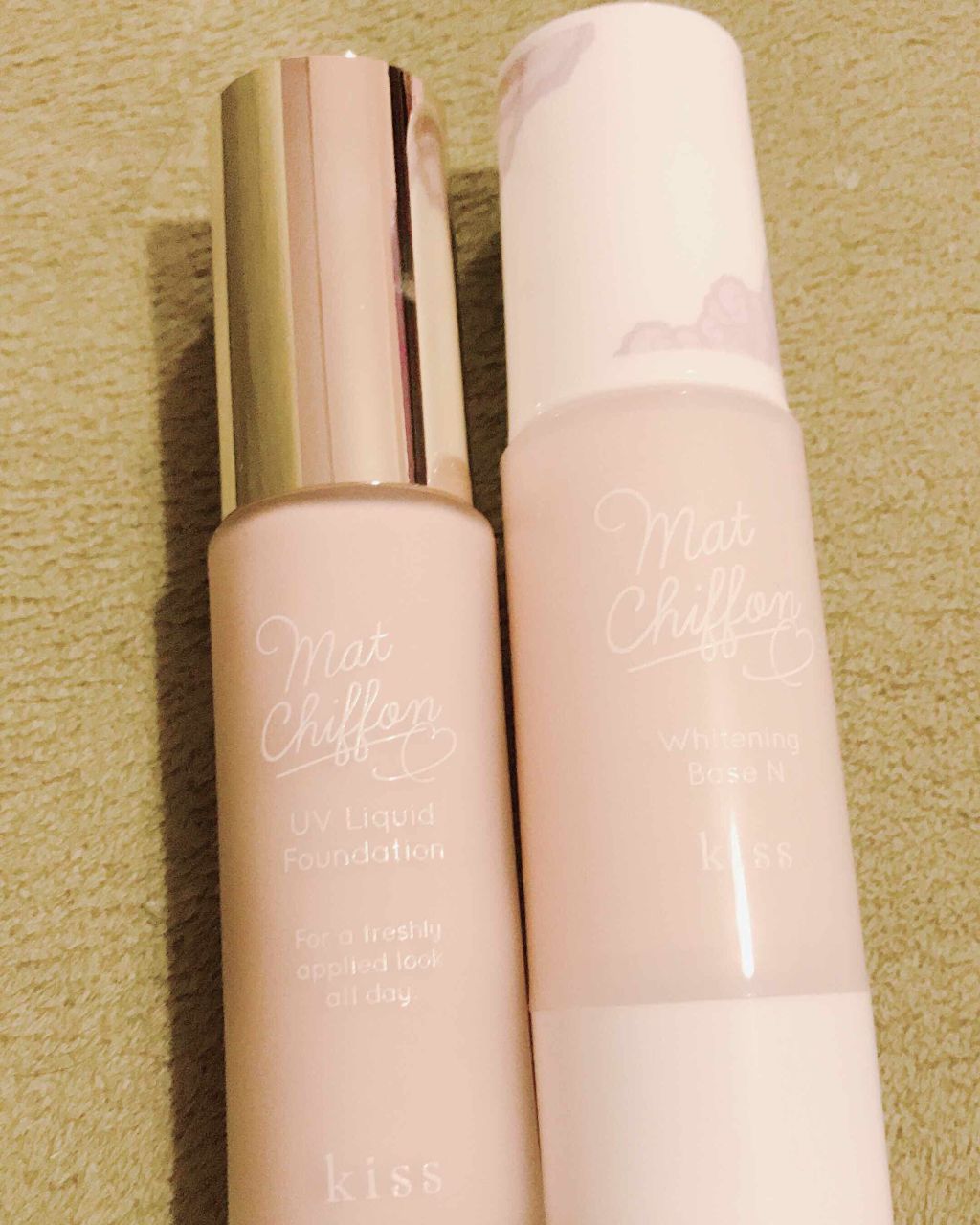 マットシフォン UVリキッドファンデ/KiSS/リキッドファンデーションを使ったクチコミ（1枚目）