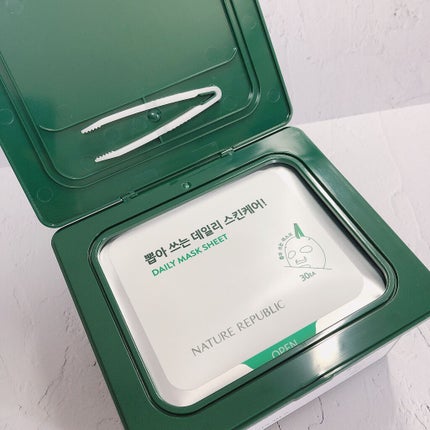 グリーンダーマCICA デイリーシートマスク/ネイチャーリパブリック/シートマスク・パックを使ったクチコミ(2枚目)