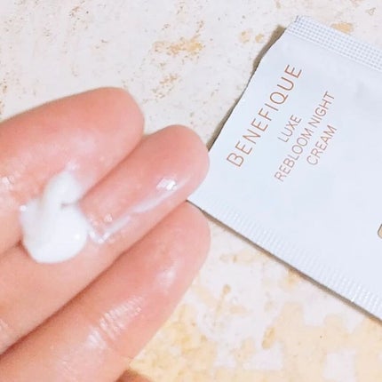 リュクス リブルームナイトクリーム/BENEFIQUE/フェイスクリームを使ったクチコミ(3枚目)