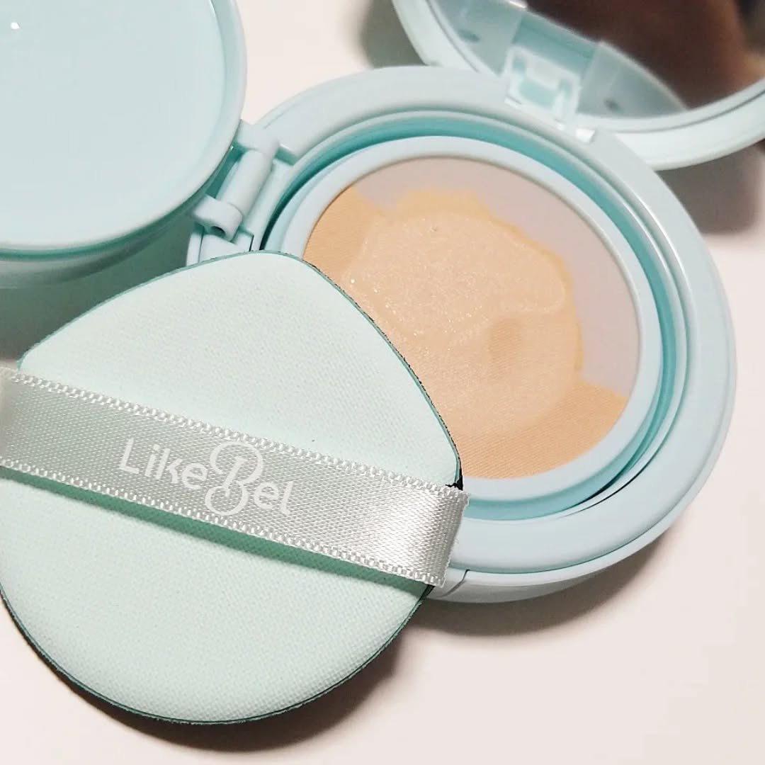 Glow me mesh cushion /Likebel/クッションファンデーションを使ったクチコミ（3枚目）