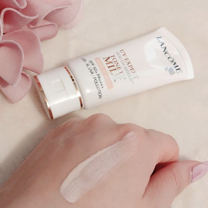 UV エクスペール トーン アップ ローズ/LANCOME/日焼け止め・UVケアを使ったクチコミ(3枚目)