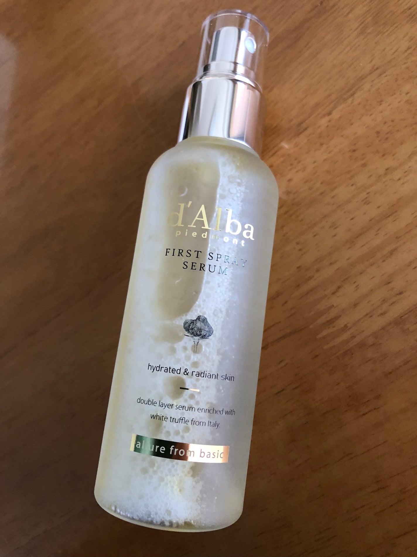 ダルバ ホワイトトリュフファーストスプレーセラム/ダルバ/ミスト状化粧水を使ったクチコミ(3枚目)