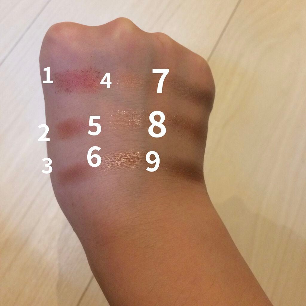 UR GLAM BLOOMING EYE COLOR PALETTE/U R GLAM/アイシャドウパレットを使ったクチコミ(3枚目)