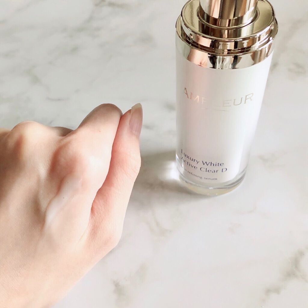 ラグジュアリーホワイト  アクティブクリアD/アンプルール/美容液を使ったクチコミ（3枚目）