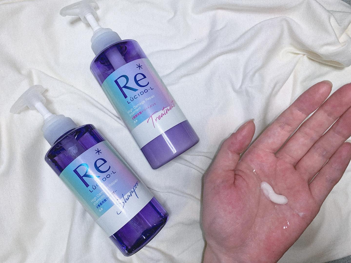 ＃質感再整シャンプー／トリートメント /ルシードエル/市販シャンプーを使ったクチコミ（2枚目）