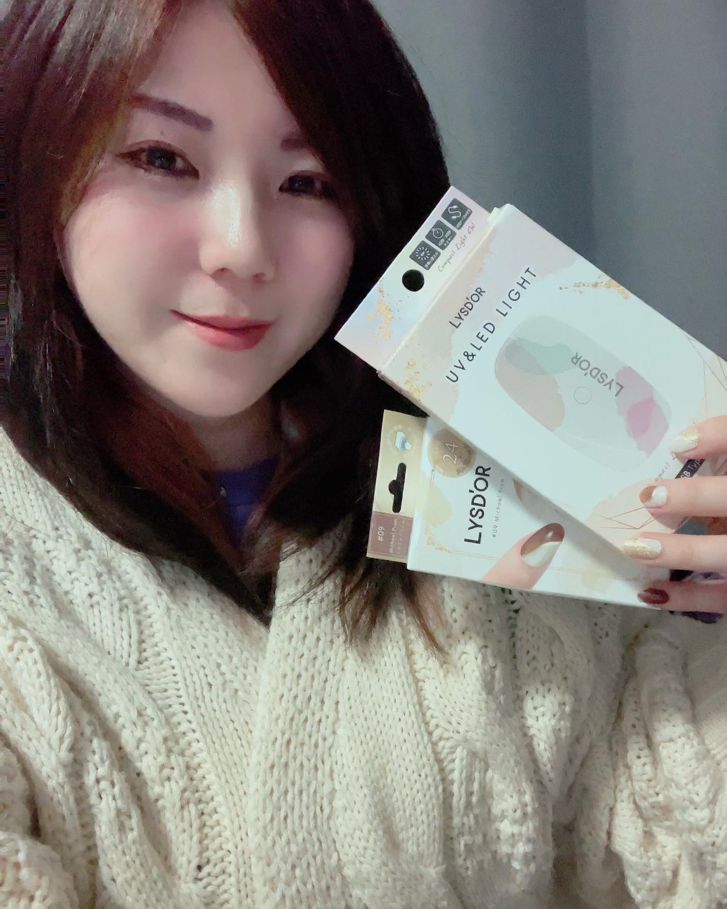 セミキュアジェルネイルシール ハンド用/LYSD’OR/ネイルシールを使ったクチコミ(4枚目)