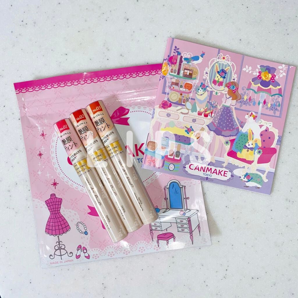 ジューシーリップティント/キャンメイク/口紅を使ったクチコミ(2枚目)