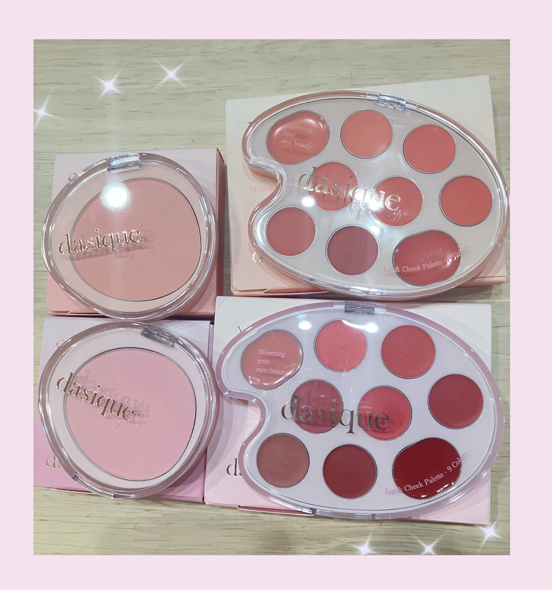 ムードペインティングリップアンドチークパレット/dasique/マルチパレットを使ったクチコミ（1枚目）