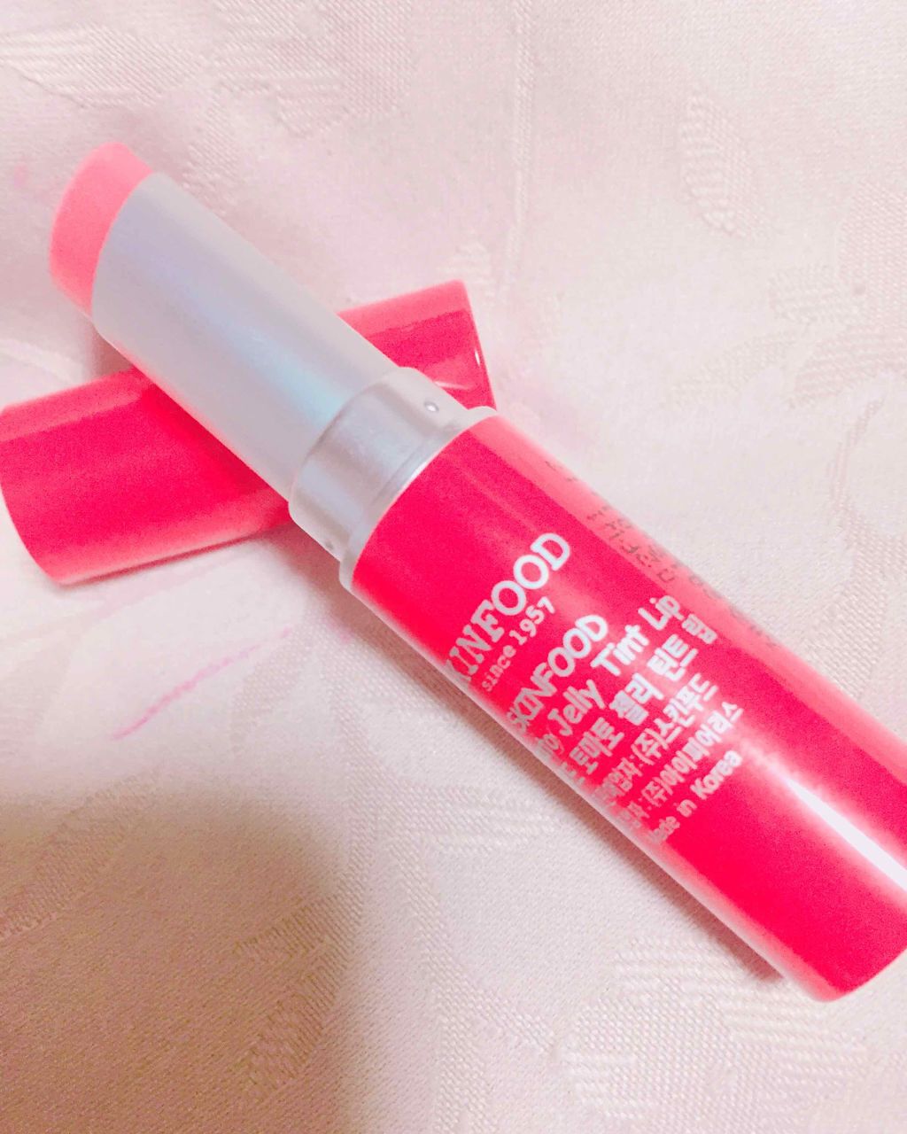 トマト ジェリー ティント リップ/SKINFOOD/リップティントを使ったクチコミ（1枚目）