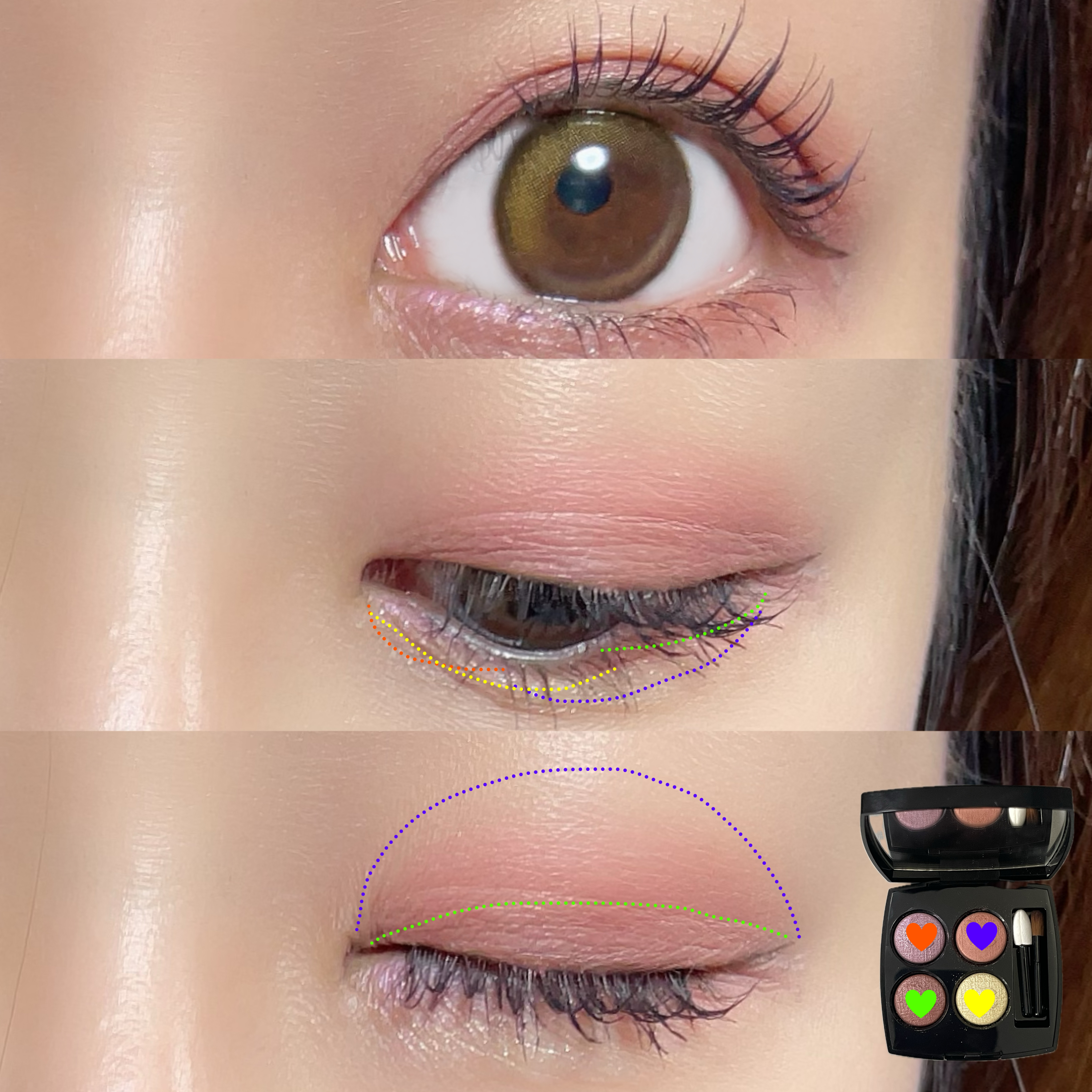 レ キャトル オンブル/CHANEL/アイシャドウパレットを使ったクチコミ（2枚目）