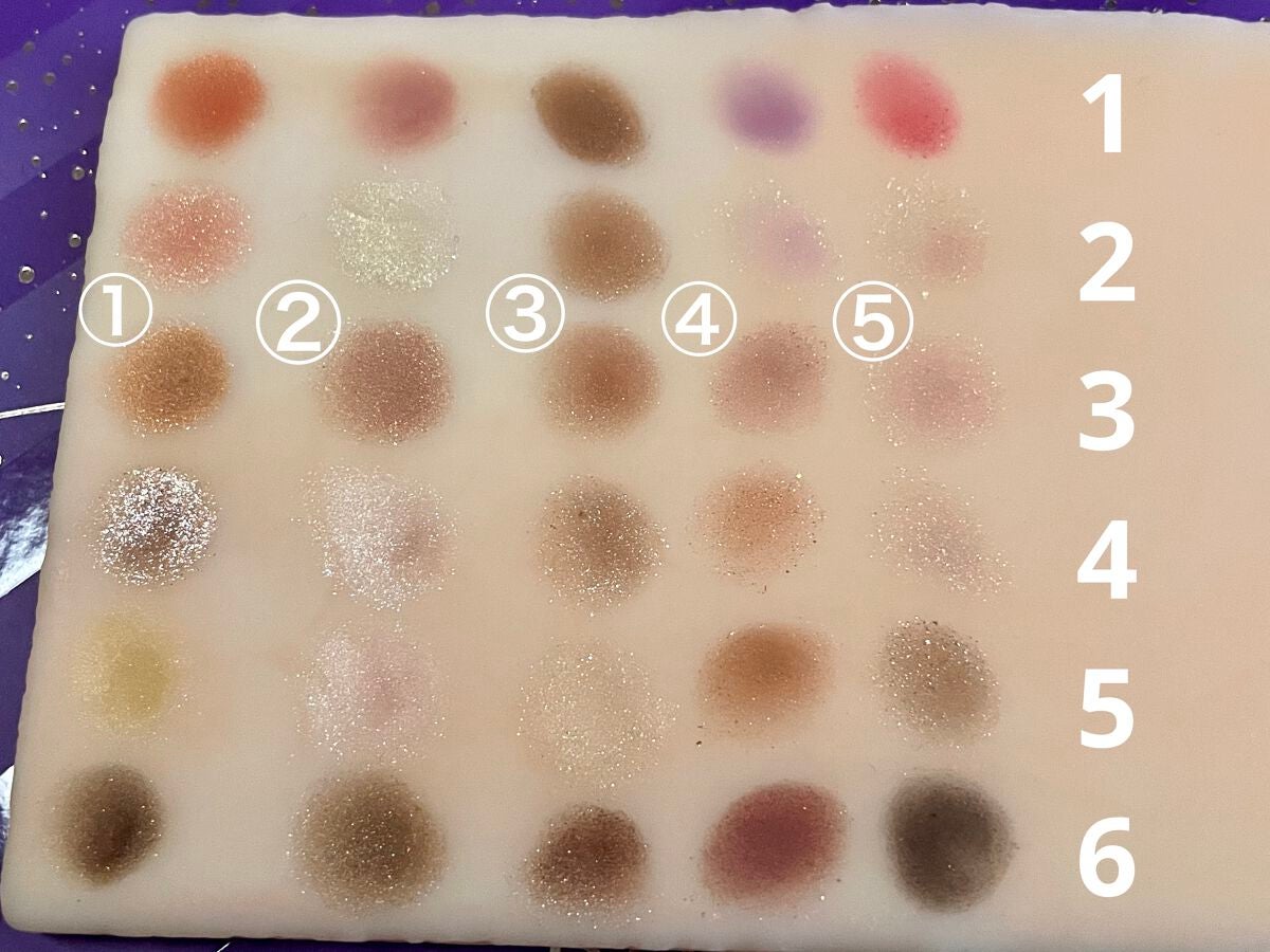 オーラクリエイション/BLEND BERRY/アイシャドウパレットを使ったクチコミ(4枚目)