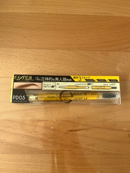 パウダー&ペンシル アイブロウEX/excel/アイブロウペンシルを使ったクチコミ(1枚目)