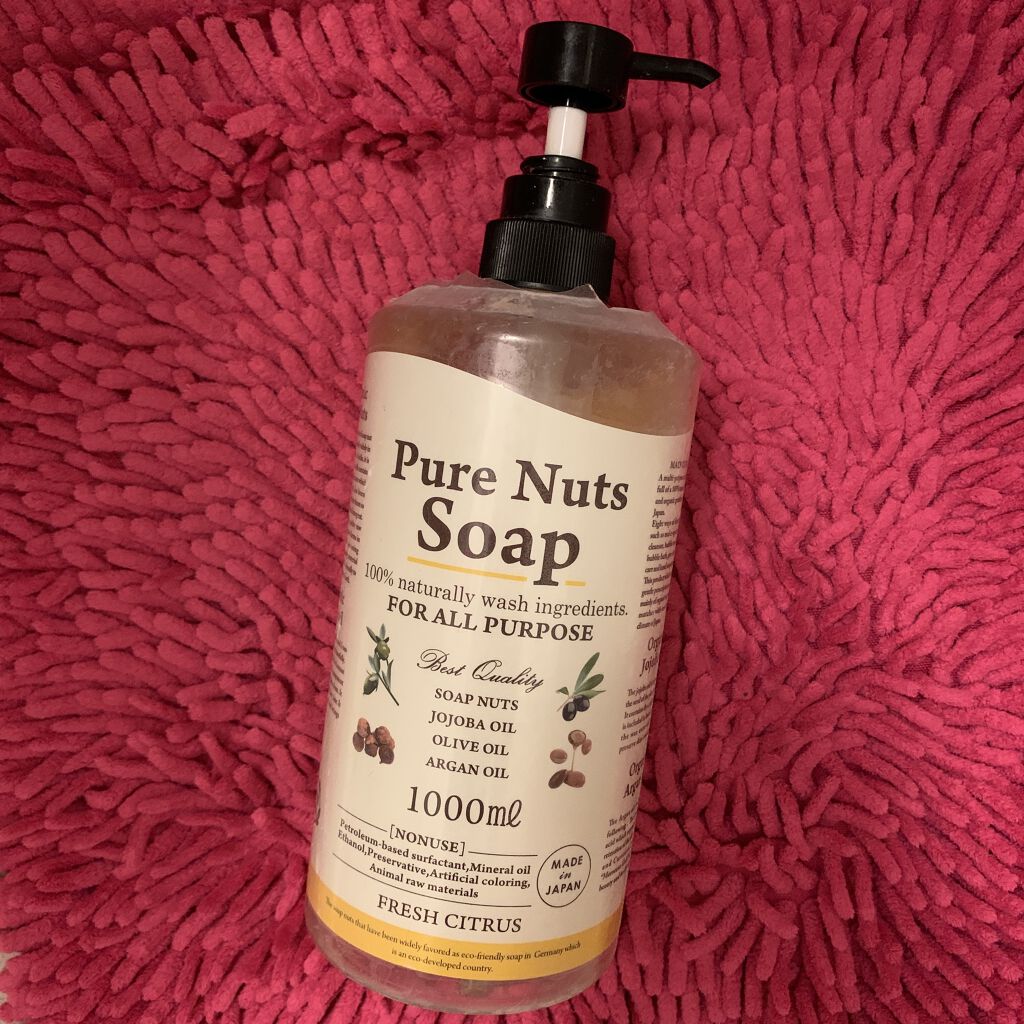 ナチュラセラ★ピュアナッツソープ (全身洗浄料)日本製 4種セット1000ml ピュアナッツソープ 1000ml ×4本セット・2種類 ナチュラセラ