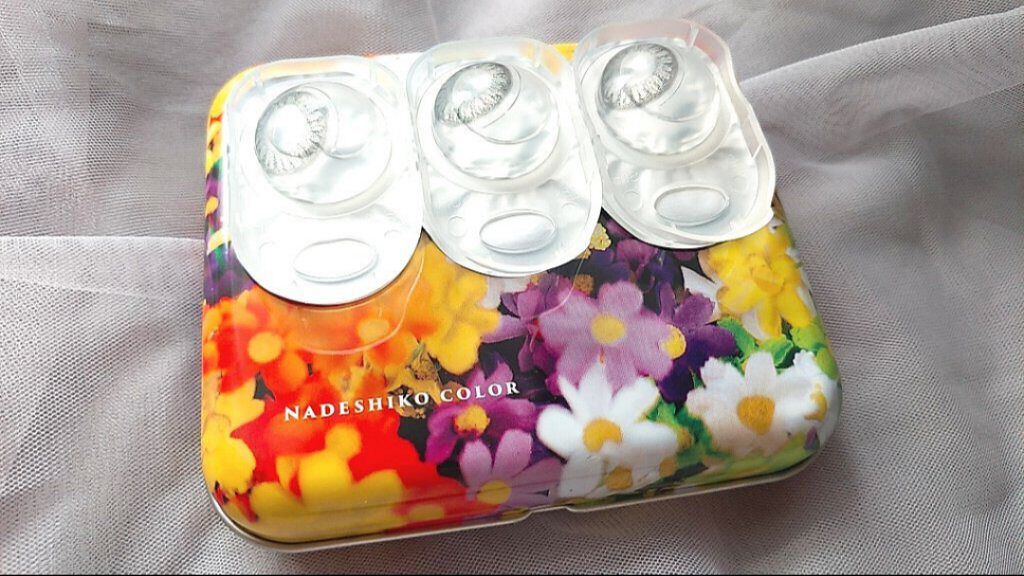 ナデシコカラーワンデー(アート缶タイプ)/NADESHIKO COLOR/ワンデー（１DAY）カラコンを使ったクチコミ（2枚目）