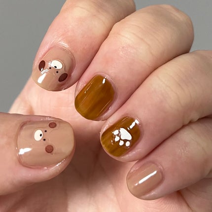 グロッシーコート ブラックティー/スキューズミー/オールインワンネイルの画像