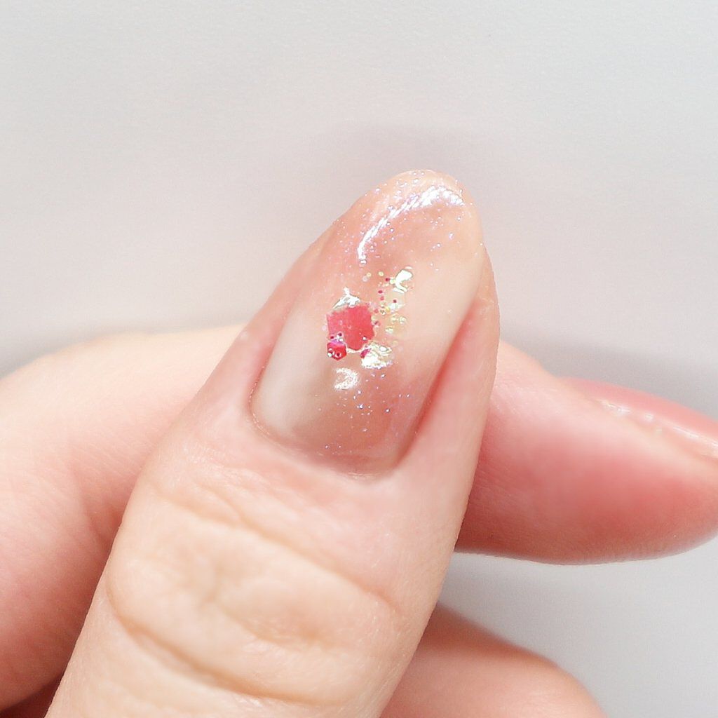 フレンドネイル(リニューアル品)	 2-13(33089)モーヴピンク/DAISO/マニキュアを使ったクチコミ（3枚目）