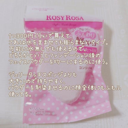 ジェリータッチスポンジ ハウス型/ロージーローザ/パフ・スポンジを使ったクチコミ(4枚目)