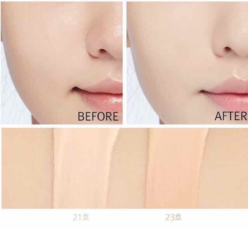 M クッション ファンデーション(モイスチャー)/MISSHA/クッションファンデーションを使ったクチコミ(3枚目)