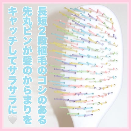 デタングリングブラシミニ/マペペ/ヘアブラシを使ったクチコミ(5枚目)