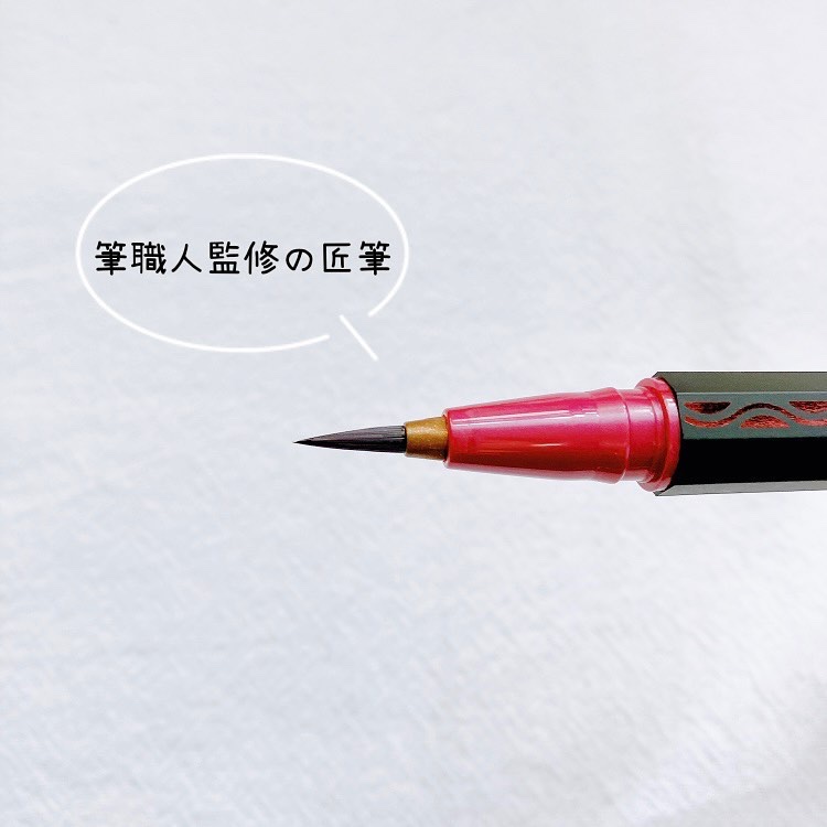 リキッドアイライナー  バーガンディー(Burgundy)/3650/リキッドアイライナーを使ったクチコミ（2枚目）