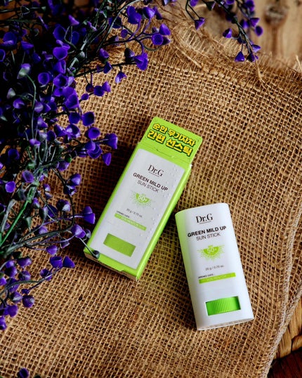 グリーンマイルドサンスティック SPF50+ PA++++/Dr.G/日焼け止めスティックを使ったクチコミ(1枚目)