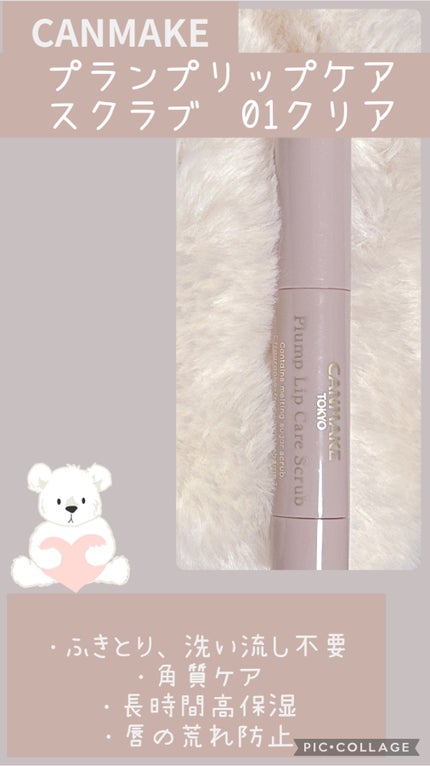 プランプリップケアスクラブ/キャンメイク/リップスクラブを使ったクチコミ(1枚目)