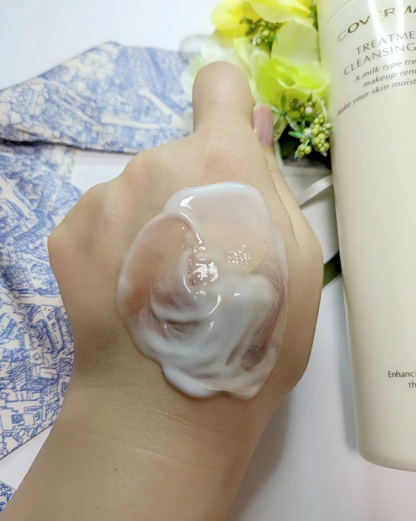 トリートメント クレンジング ミルク/COVERMARK/ミルククレンジングを使ったクチコミ（3枚目）
