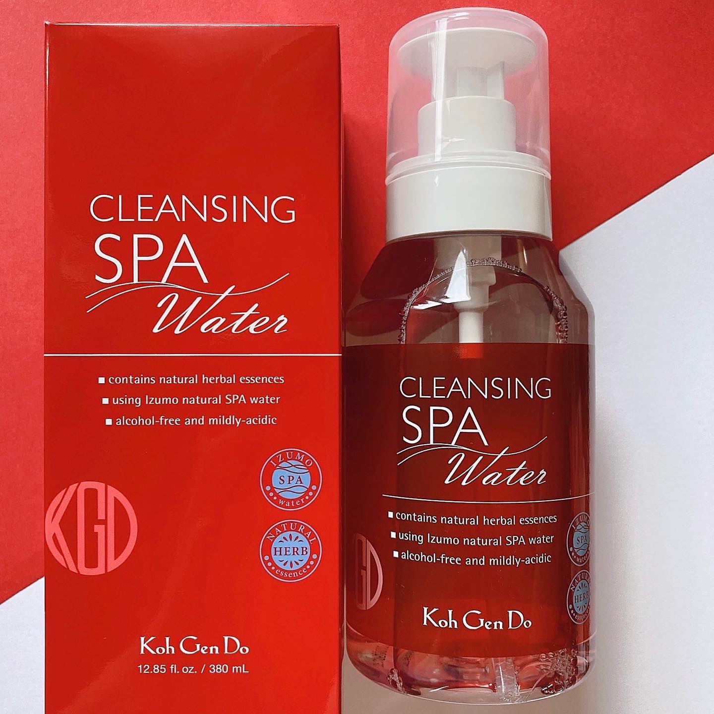 クレンジングウォーター ポンプヘッドタイプ 380ml/Koh Gen Do/クレンジングウォーターを使ったクチコミ（1枚目）