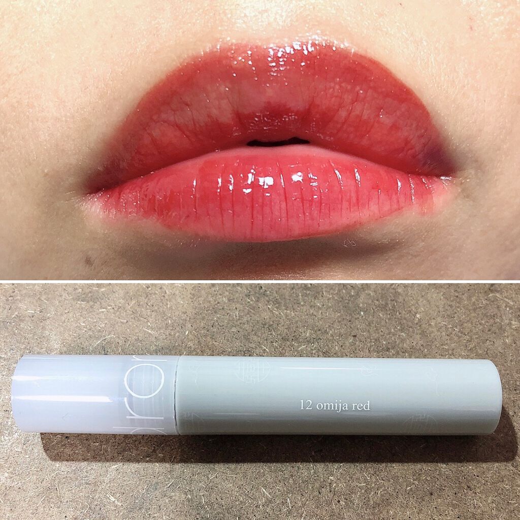 グラスティングウォーターティント 韓服エディション/rom&nd/リップティントを使ったクチコミ(1枚目)