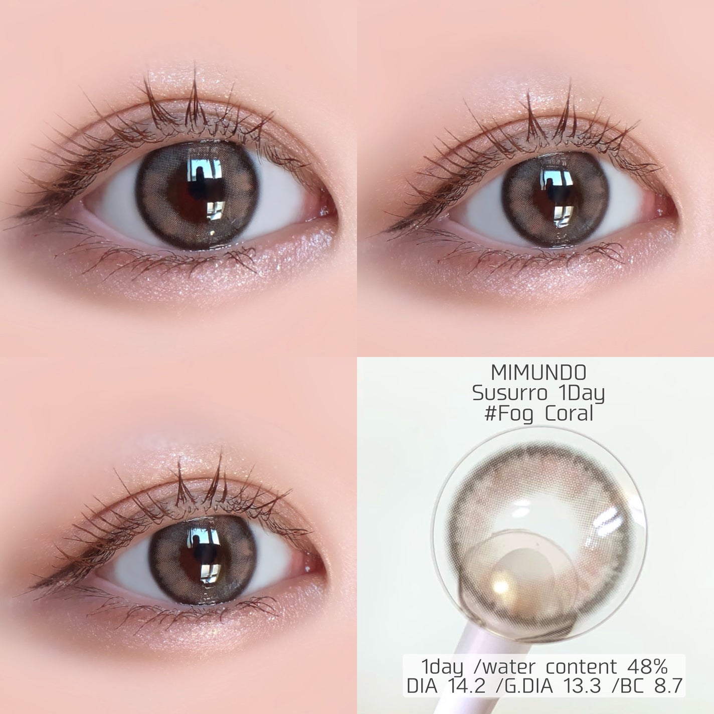 Lucir 1Day/mimundo/カラーコンタクトレンズを使ったクチコミ(6枚目)