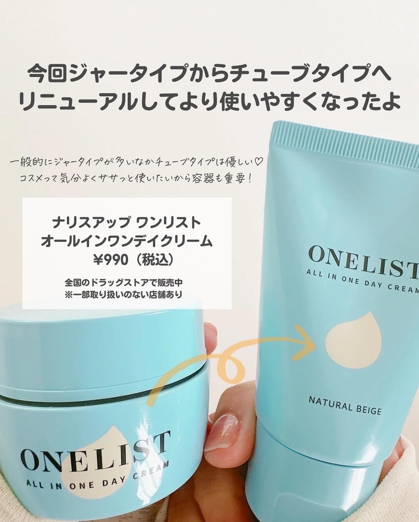 ワンリスト オールインワン デイクリーム/ナリスアップ/オールインワン化粧品を使ったクチコミ(4枚目)