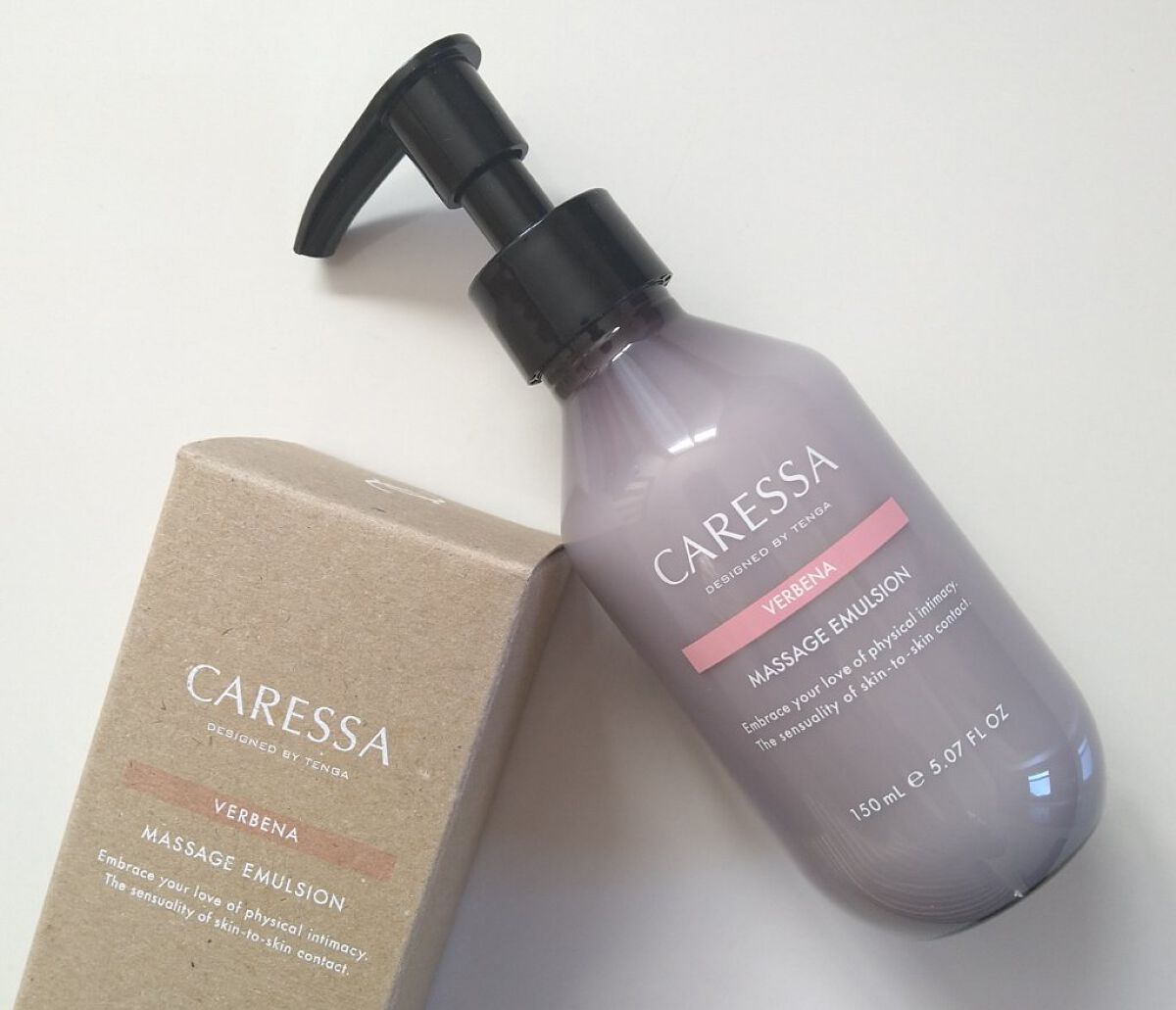 マッサージ エマルジョン（ヴァーベナ）/CARESSA/ボディミルクを使ったクチコミ（1枚目）