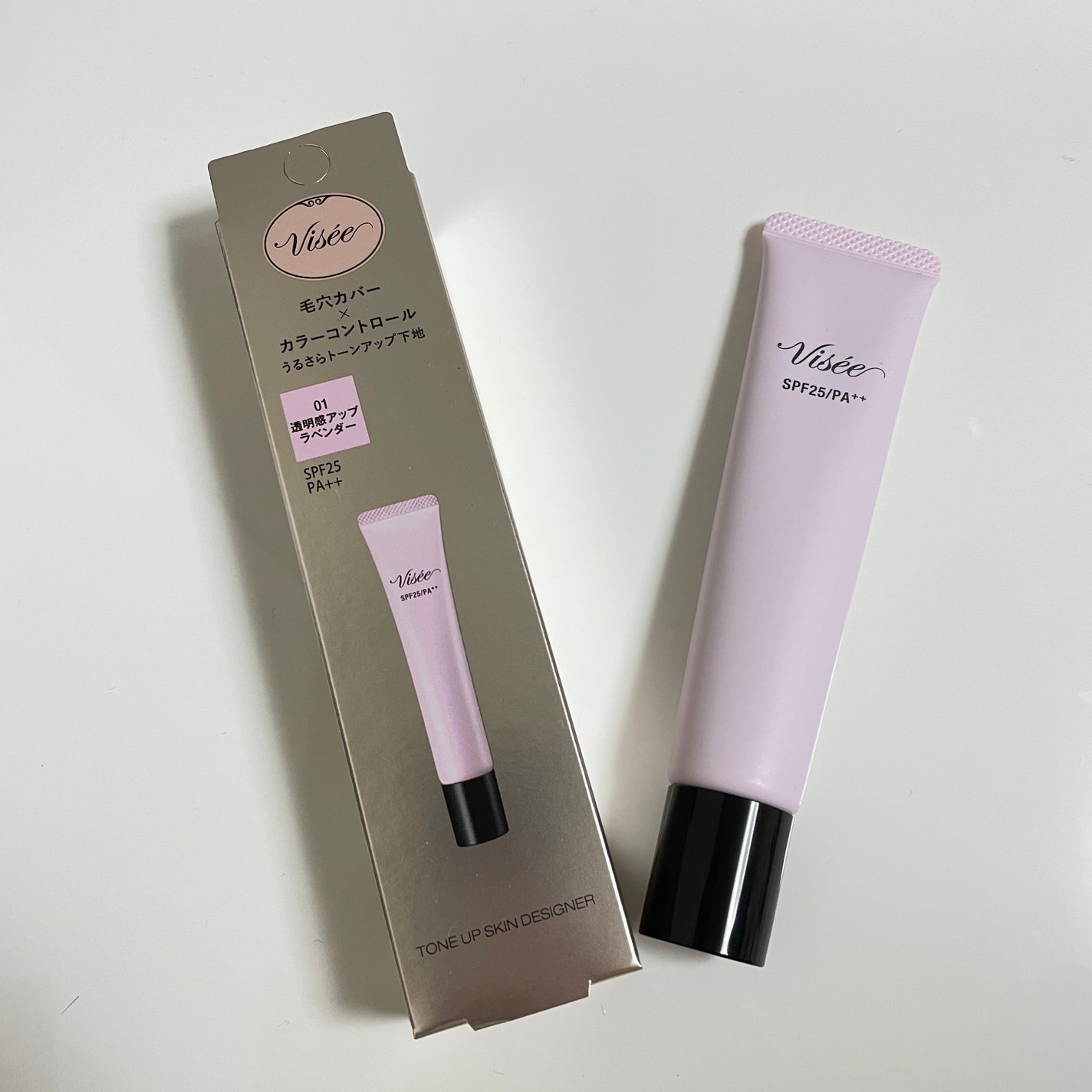 トーンアップ スキン デザイナー/Visée/化粧下地を使ったクチコミ(1枚目)