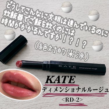 ディメンショナルルージュ RD-2/KATE/口紅を使ったクチコミ（1枚目）