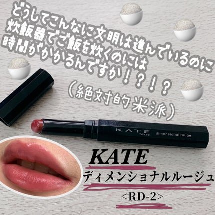 ディメンショナルルージュ/KATE/口紅を使ったクチコミ(1枚目)