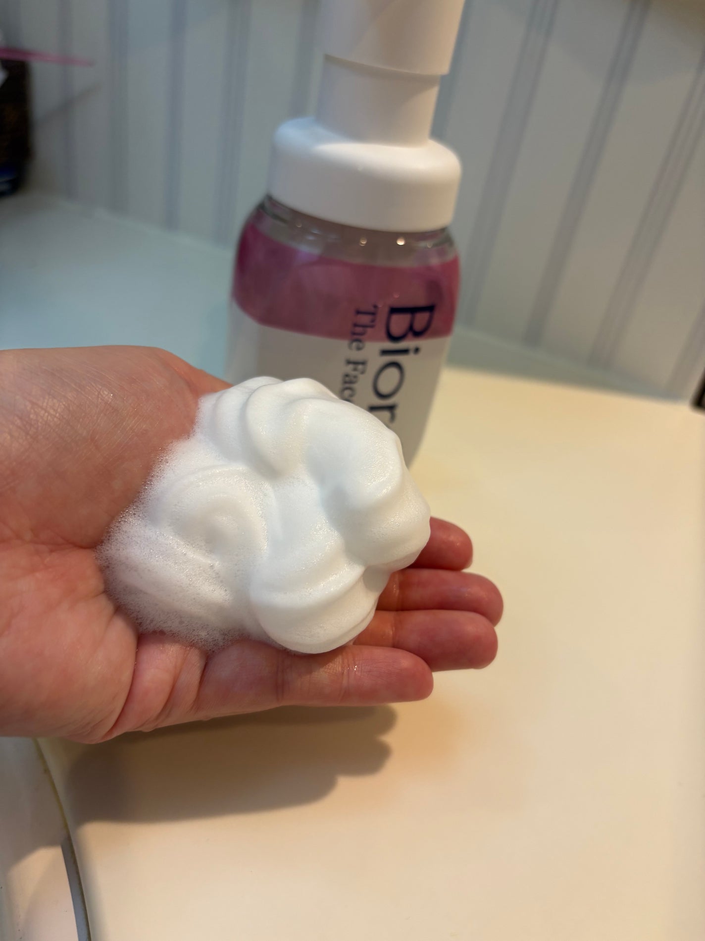 ビオレ ザフェイス 泡洗顔料 ディープモイスト/ビオレ/泡洗顔を使ったクチコミ(3枚目)