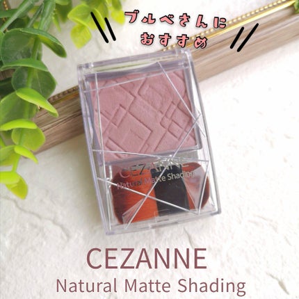 ナチュラルマットシェーディング/CEZANNE/シェーディングを使ったクチコミ(1枚目)