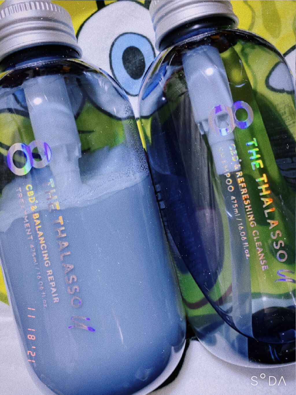 エイトザタラソ ユー CBD＆リフレッシング クレンズ 美容液シャンプー／CBD＆バランシング ダメージリペア 美容液ヘアトリートメント/エイトザタラソ/市販シャンプーを使ったクチコミ（1枚目）