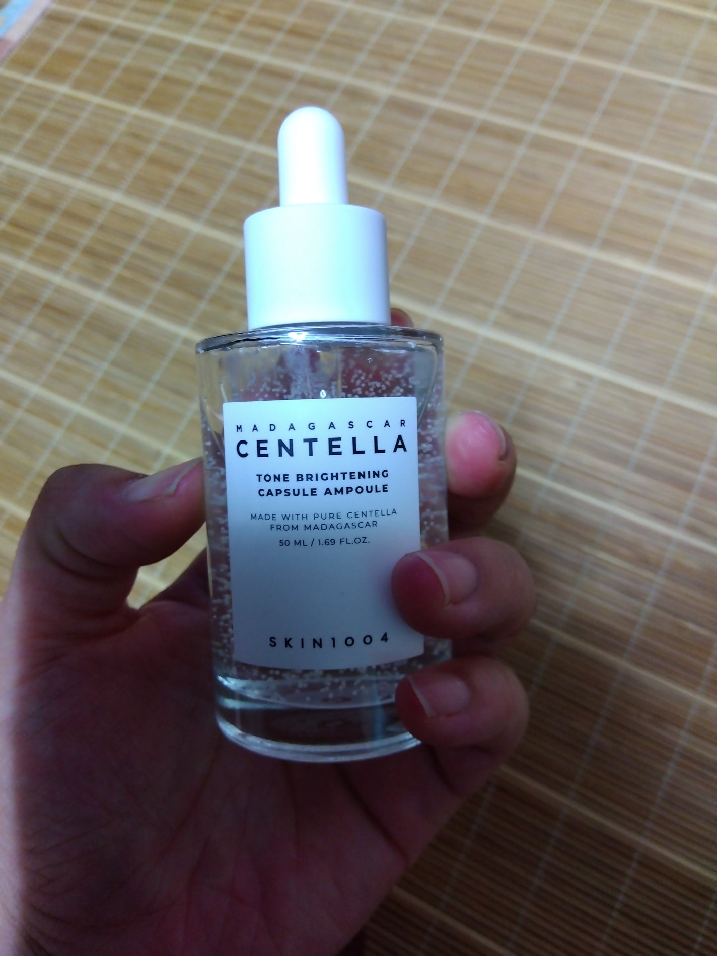 トーンブライトニング カプセルアンプル/SKIN1004/美容液を使ったクチコミ(2枚目)