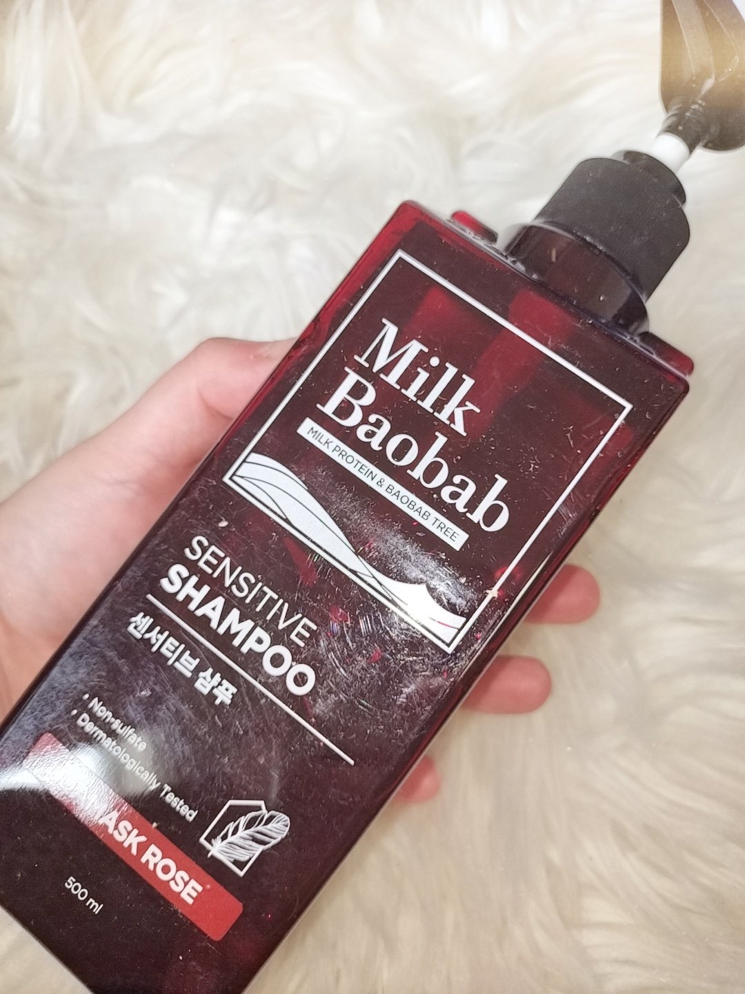センシティブ シャンプー / トリートメント ダマスクローズ/ミルクバオバブ/市販シャンプーを使ったクチコミ（3枚目）