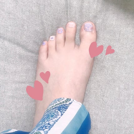 ネイルシール/セリア/ネイルシールを使ったクチコミ(2枚目)