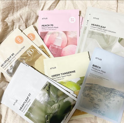 青蜜柑 ビタ ダークスポット マスクパック/Anua/シートマスク・パックを使ったクチコミ(1枚目)