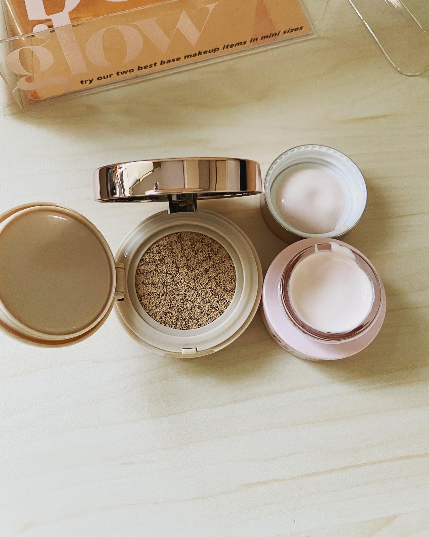 アルム on LIPS 「エスポア✴︎プロテーラービーグロウクッショッンファンデーション..」(4枚目)